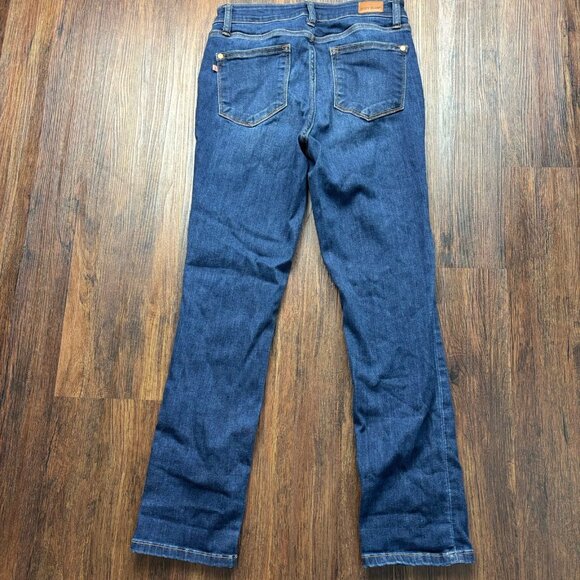 Judy Blue Skinny Fit Capri Jeans JB72115DK  Distressed Medium Wash Size 7/28 - Picture 2 of 12